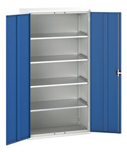 Verso 1050 x 550 x 2000H Cupboard 4 Shelves Bott Verso Basic Tool Cupboards Cupboard with shelves 16926267.11 